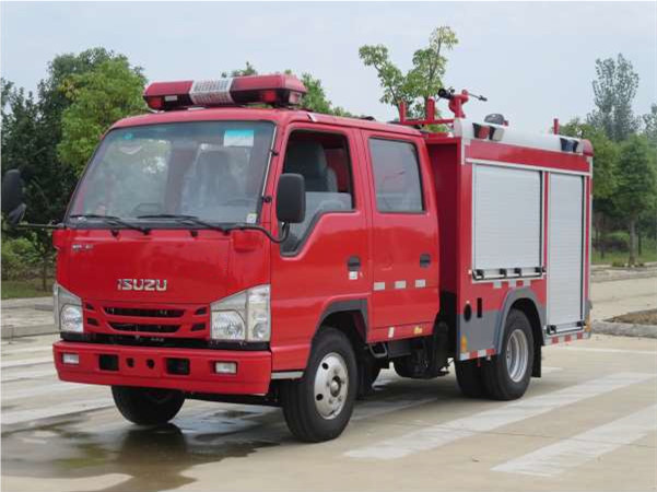 消防車保舉沉汽豪沃后雙橋16方水罐消防車幾多超大型消防車